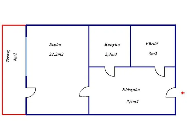 Kiadó lakás Kecskemét 35 nm