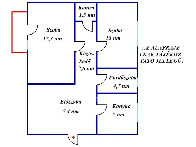 Eladó lakás Kecskemét 57 nm