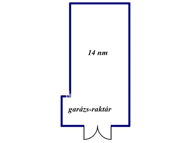 Eladó garázs Békéscsaba 14 nm