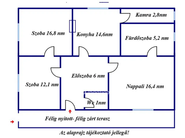 Eladó ház Tápiószőlős 75 nm