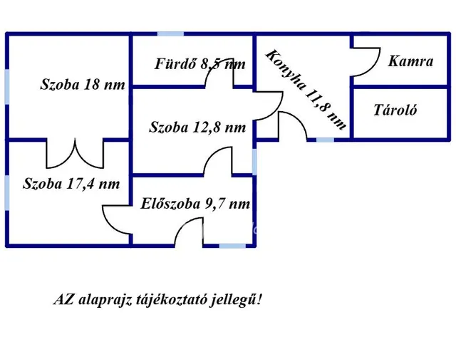 Eladó ház Nyársapát 82 nm