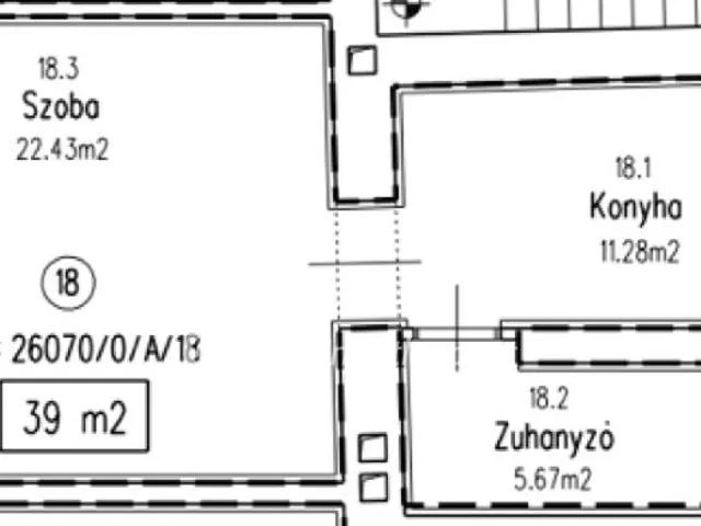 Eladó lakás Budapest XIII. kerület 39 nm