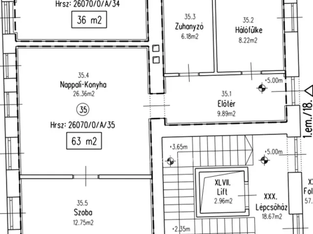 Eladó lakás Budapest XIII. kerület 63 nm