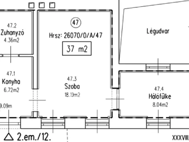 Eladó lakás Budapest XIII. kerület 37 nm