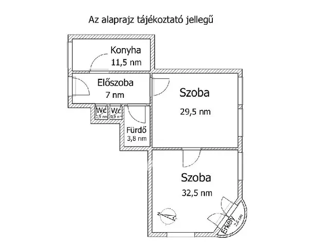 Eladó lakás Budapest XIV. kerület, Törökőr 87 nm
