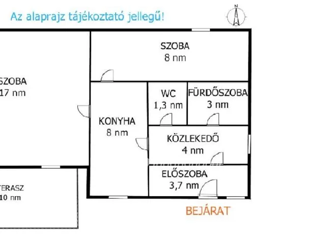 Eladó lakás Budapest XVI. kerület, Cinkota 45 nm