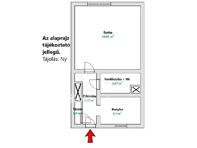 Eladó lakás Budapest X. kerület, Felsőrákos 34 nm