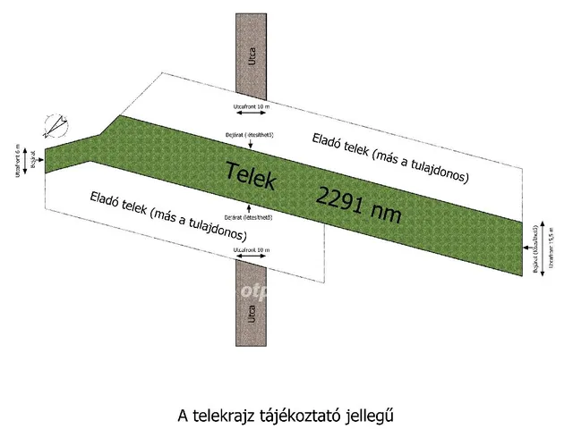 Eladó telek Pomáz 2291 nm