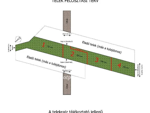 Eladó telek Pomáz 2291 nm