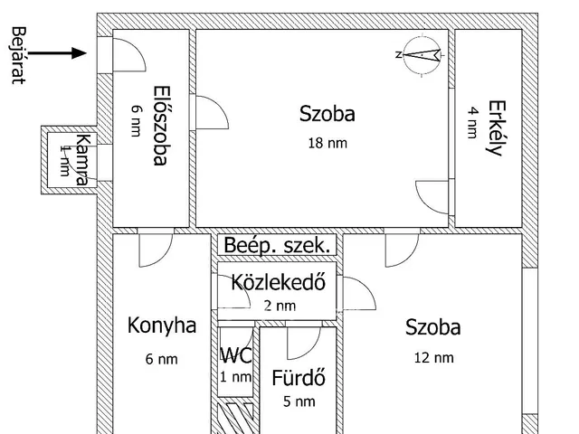 Eladó lakás Budapest XIV. kerület, Alsórákos 54 nm