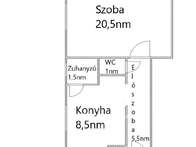 Eladó lakás Budapest III. kerület, Óbuda 36 nm
