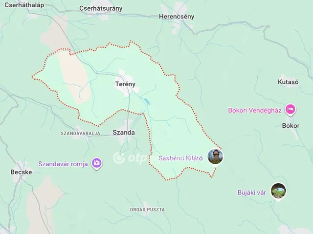 Eladó mezőgazdasági ingatlan Terény 58880 nm