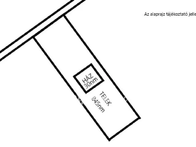 Eladó telek Dömös 845 nm