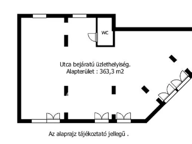 Kiadó kereskedelmi és ipari ingatlan Budapest XIV. kerület 363 nm