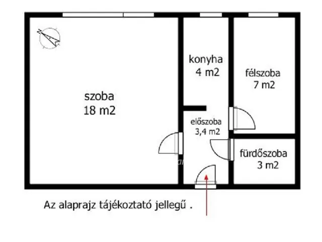 Eladó lakás Budapest XIV. kerület, Rákosfalva 34 nm