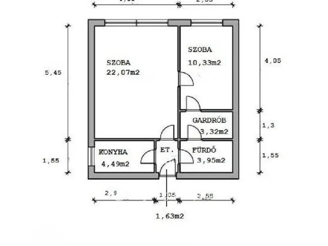 Eladó lakás Budapest XIV. kerület, Alsórákos 46 nm