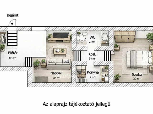 Eladó lakás Budapest III. kerület, Óbuda 60 nm