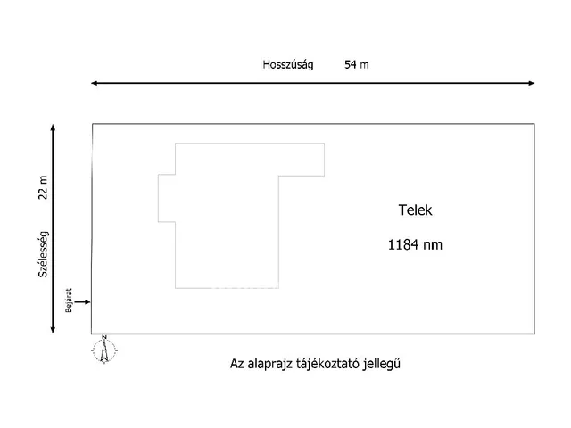 Eladó telek Pilisszántó 1184 nm