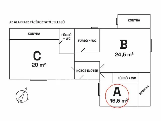 Eladó lakás Budapest VIII. kerület 16 nm