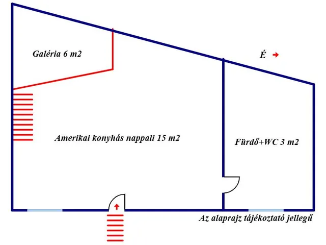 Eladó lakás Budapest VII. kerület 18 nm