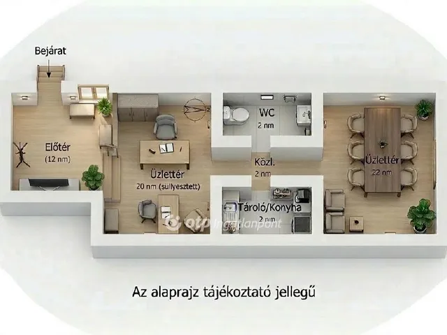 Eladó kereskedelmi és ipari ingatlan Budapest III. kerület, Óbuda 60 nm