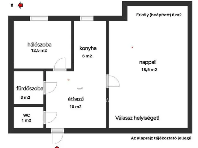 Eladó lakás Budapest III. kerület 51 nm