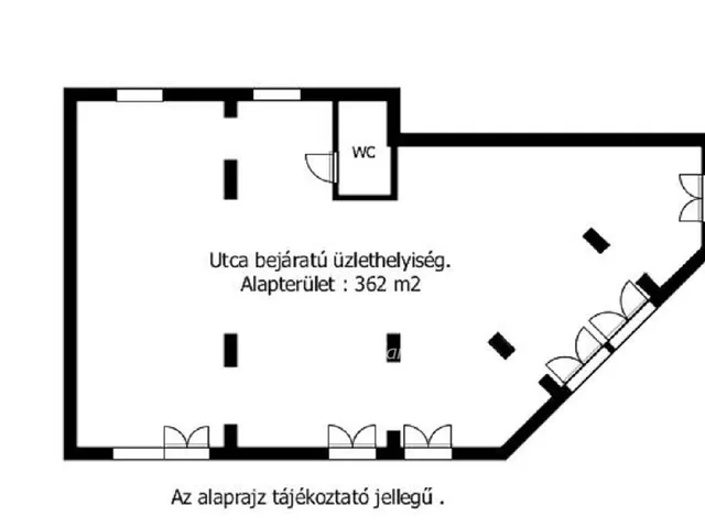 Kiadó kereskedelmi és ipari ingatlan Budapest XIV. kerület 362 nm