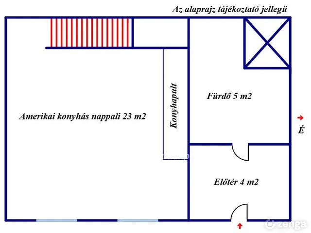 Eladó lakás Budapest IX. kerület 31 nm