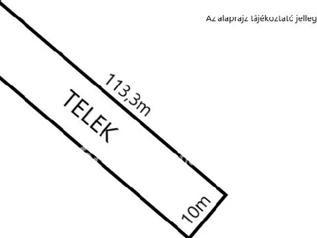 Eladó telek Mogyoród 1133 nm