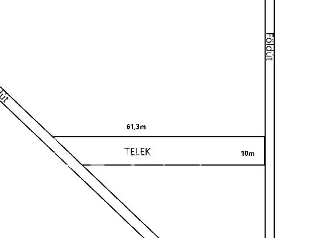 Eladó telek Kistarcsa 613 nm