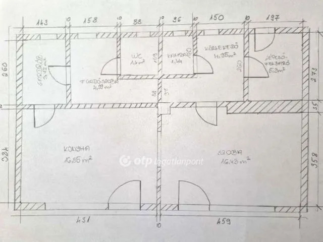 Eladó ház Nagyvenyim 55 nm