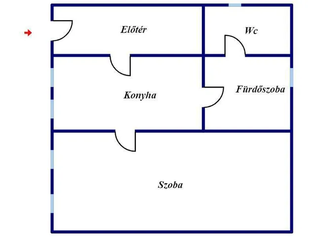 Eladó ház Székesfehérvár, Belváros 37 nm