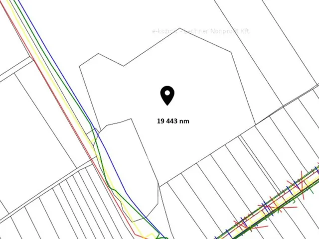 Eladó telek Tés 19443 nm