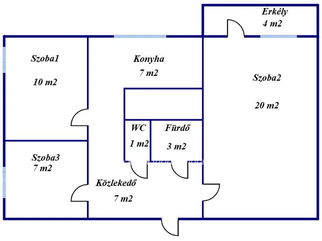 Eladó lakás Székesfehérvár 55 nm