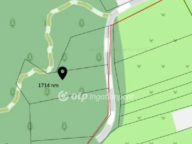 Eladó telek Pázmánd 1714 nm