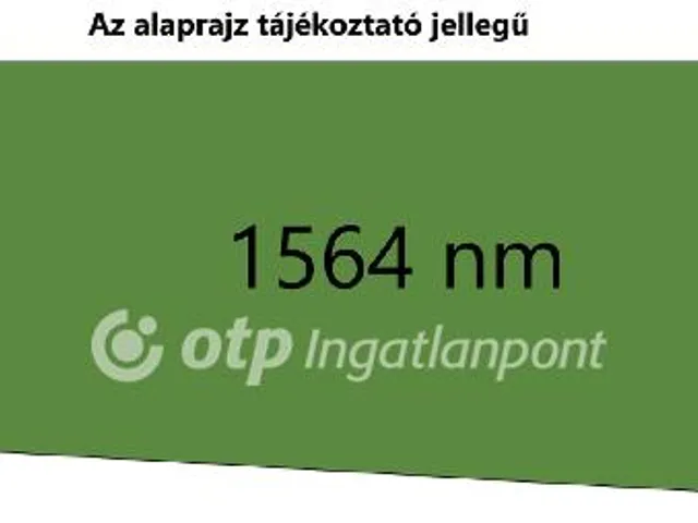 Eladó telek Balatonfőkajár 1564 nm