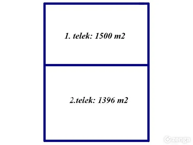 Eladó telek Kőszárhegy 2896 nm