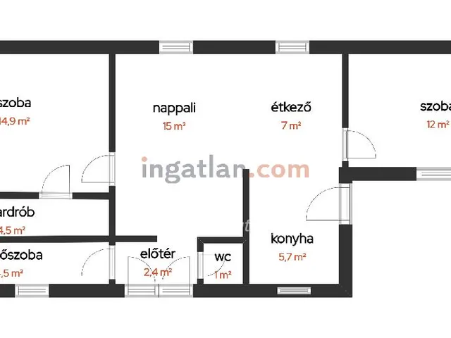 Eladó ház Császártöltés, Falu széle 70 nm