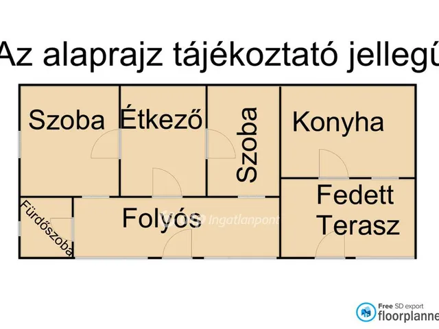 Eladó ház Szentmártonkáta 75 nm