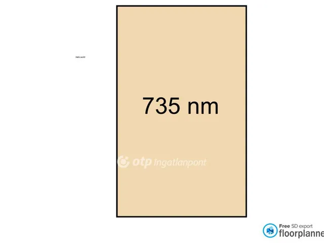 Eladó telek Pánd 735 nm