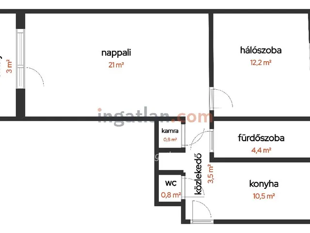Eladó lakás Kiskőrös 53 nm