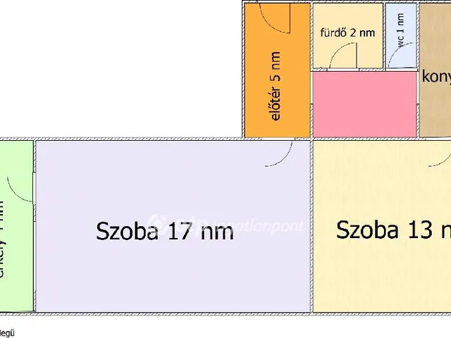 Eladó lakás Budapest XI. kerület, Albertfalva 48 nm