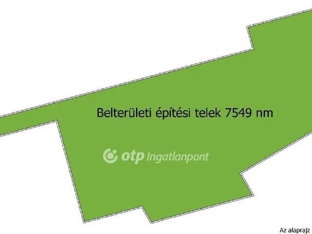 Eladó telek Dömsöd, Lakóövezet 7548 nm