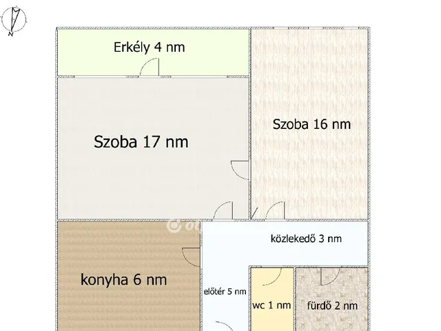Eladó lakás Budapest VIII. kerület 54 nm