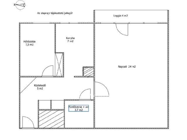 Kiadó lakás Budapest XIII. kerület 51 nm