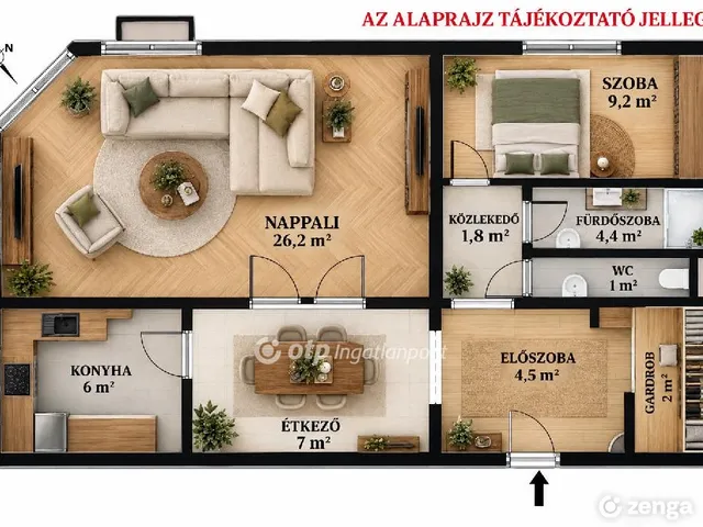 Eladó lakás Budapest XXIII. kerület 59 nm