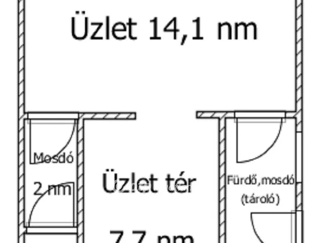 Eladó kereskedelmi és ipari ingatlan Devecser 33 nm