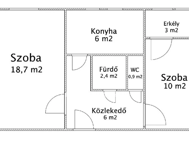 Eladó lakás Ajka 47 nm