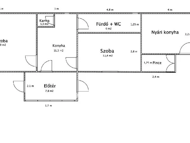 Eladó ház Ajka, Bódé 60 nm
