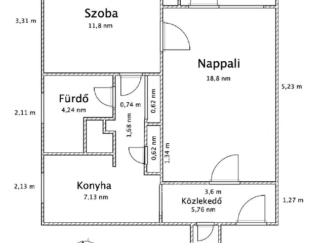 Eladó lakás Ajka 54 nm